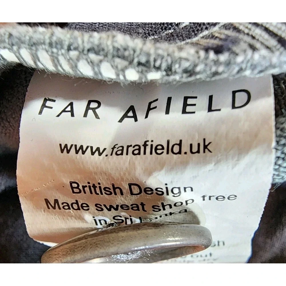 Far‎ Afield UK 100% Heavy Linen Pants Mens Size 3/L Green Blue Pleated Zip 35x28